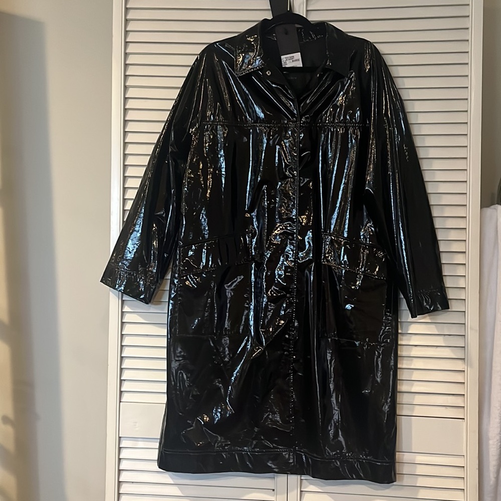 NEW w/tag - BELSTAFF Black Overcoat (size 42)
